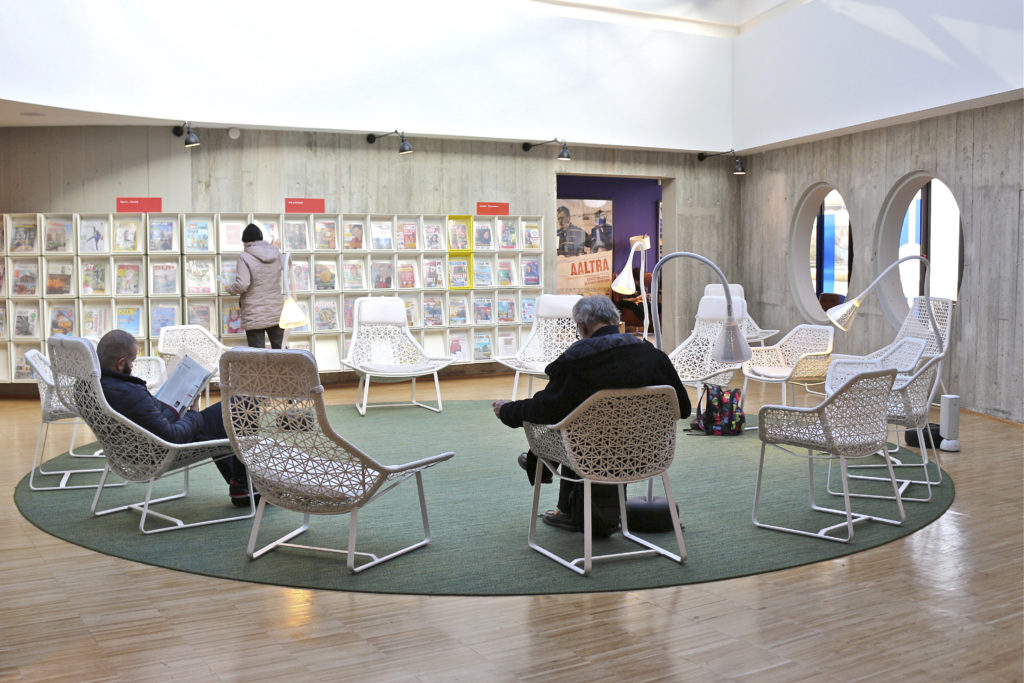 photo de la Bibliohèque Niemeyer au Havre