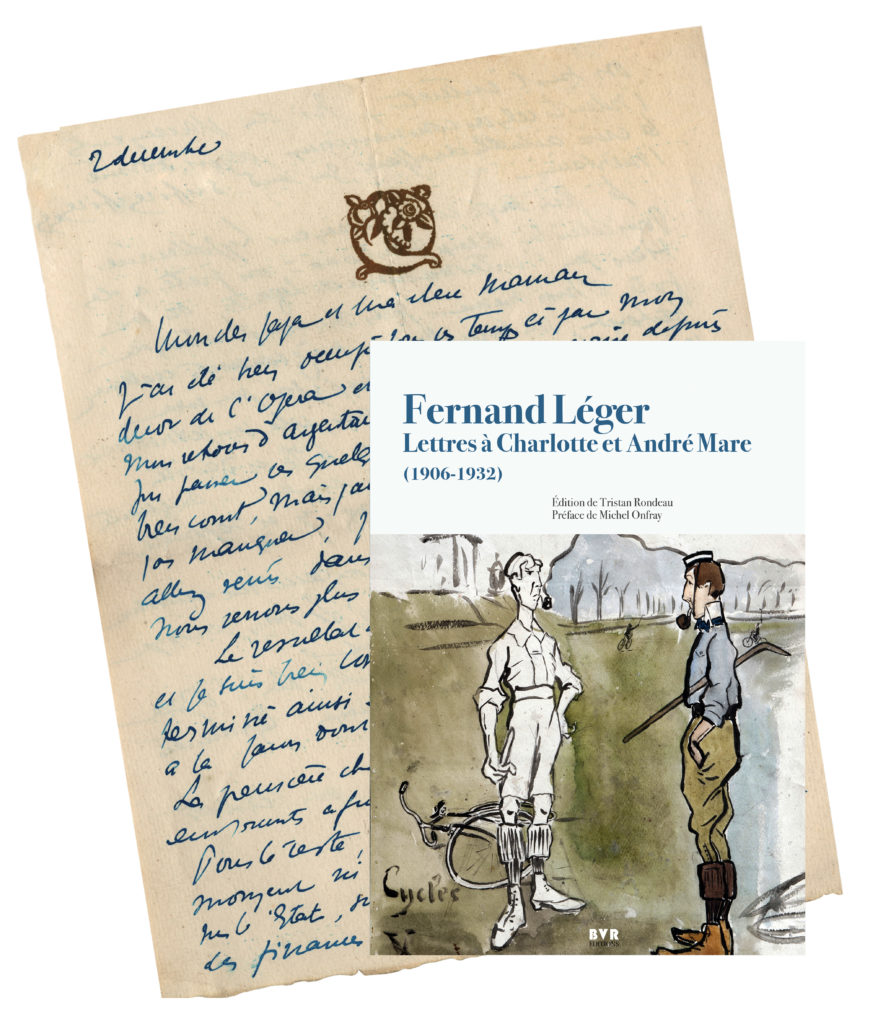 Lettre de Fernand Léger à André et Charlotte Mare