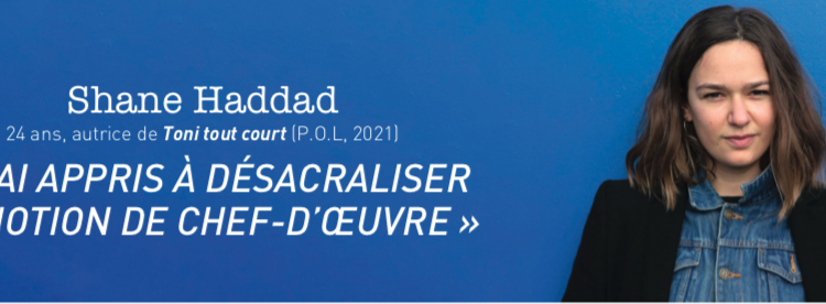 [Questions à…] Shane Haddad, autrice et diplômée du master Création littéraire du Havre